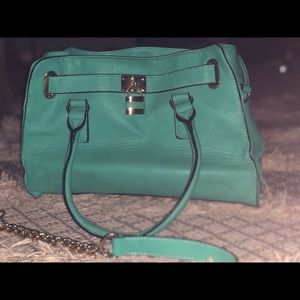 Adorable teal handbag